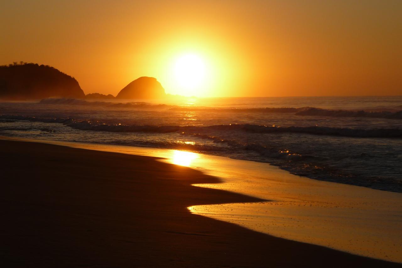 Posada Brisa Marina Hostel Zipolite Bagian luar foto